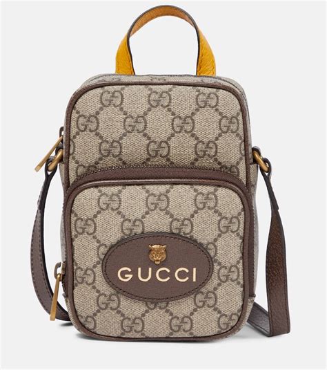 gucci mens gg supreme crossbody mens used|Gucci neo vintage crossbody bag.